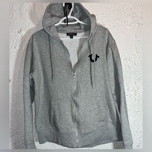 True religion fitting zip up